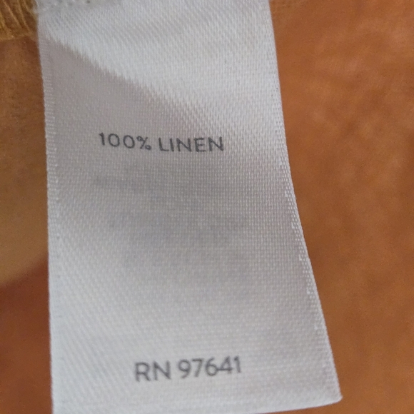 Pure Jill X J. Jill 100% Linen Short Sleeve Pockets Modest Dress Size S - Picture 7 of 8